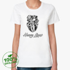 Женская футболка органик