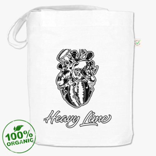 Сумка шоппер с принтом Heavy Lime