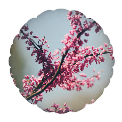 Подушка с принтом Весна