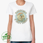 Женская футболка органик