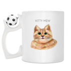 Кружка с футбольным мячиком