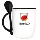 Кружка с ложкой