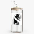 Банка с бамбуковой крышкой