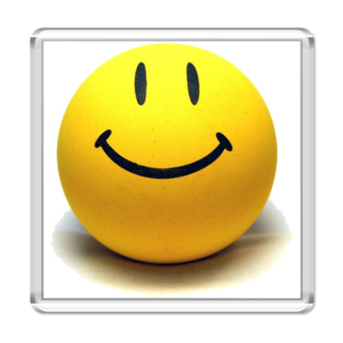 Магнит с принтом Smile