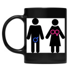 Кружка цветная UV-DTF