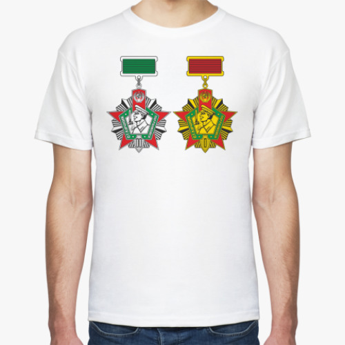 Футболка с принтом Пограничник