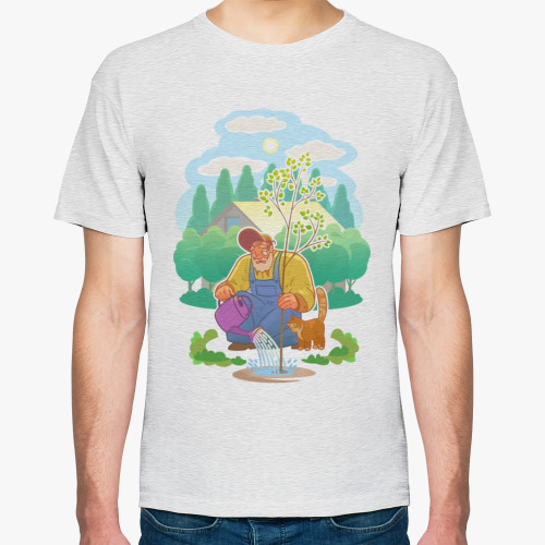 Футболка Садовник, дачник, фермер