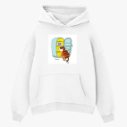 Толстовка худи оверсайз