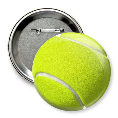 Значок 75мм Теннисный мяч