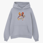 Толстовка худи оверсайз