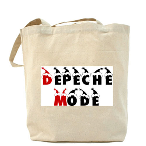 Сумка шоппер с принтом  Depeche Mode