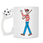 Кружка с футбольным мячиком