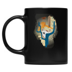 Кружка цветная UV-DTF