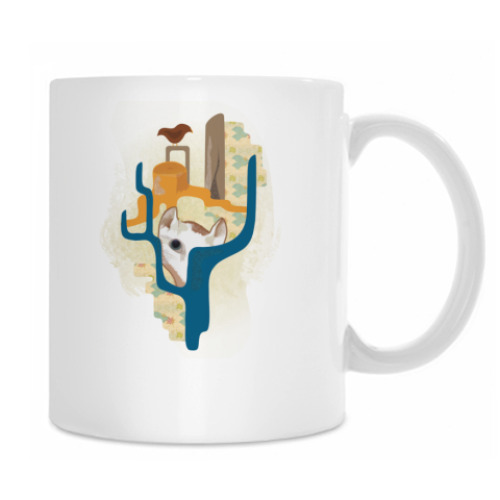 Кружка с принтом „Охота на твиттер“