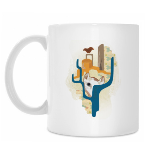 Кружка с принтом „Охота на твиттер“