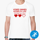 Мужская спортивная футболка