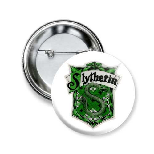 Значок 50мм Slytherin