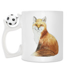 Кружка с футбольным мячиком