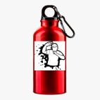 Металлическая бутылка 400 мл UV-DTF