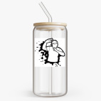 Банка с бамбуковой крышкой