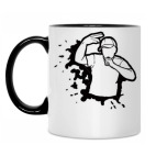 Кружка двухцветная