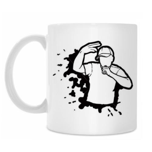 Кружка с принтом Rap