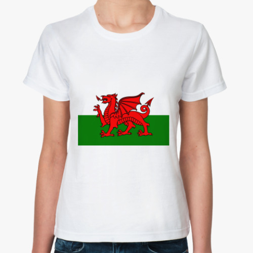 Классическая футболка  Wales!