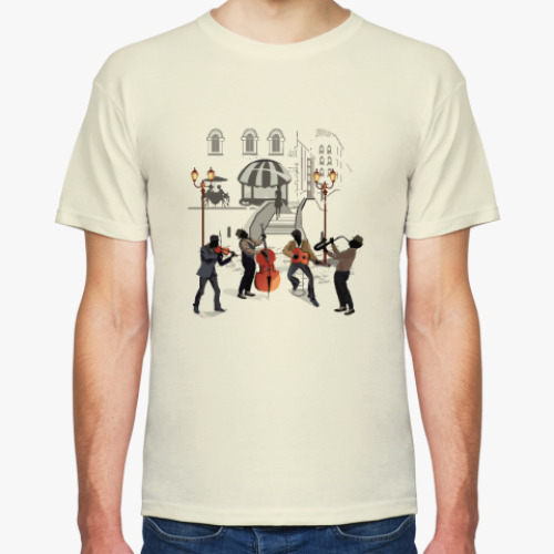 Футболка с принтом Coffee blues