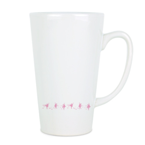 Чашка Латте с принтом I can dance