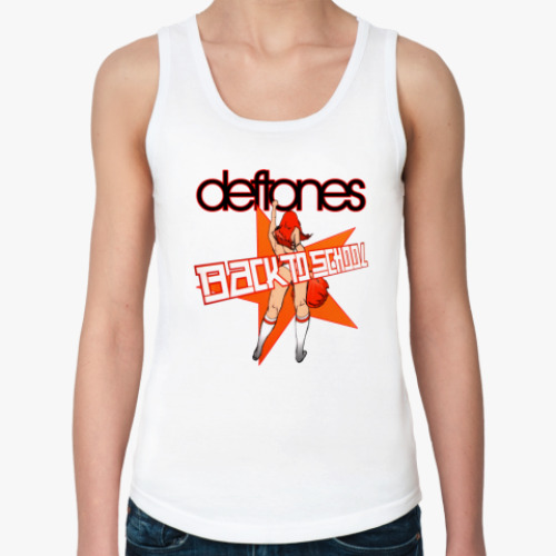 Женская майка с принтом  Deftones