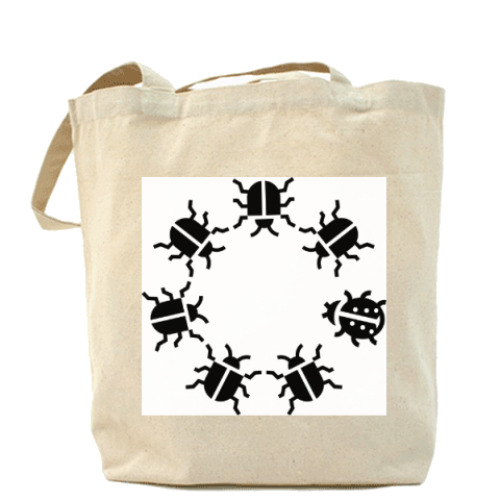 Сумка шоппер с принтом Другой жук
