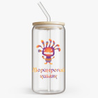 Банка с бамбуковой крышкой