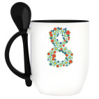 Кружка с ложкой