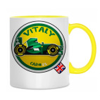 Двухцветная кружка Vitaly.