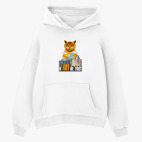 Толстовка худи оверсайз