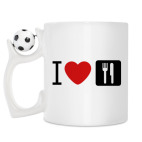 Кружка с футбольным мячиком