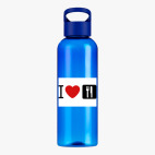 Прозрачная спортивная бутылка