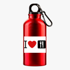 Металлическая бутылка 400 мл UV-DTF