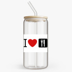 Банка с бамбуковой крышкой