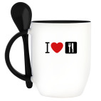 Кружка с ложкой