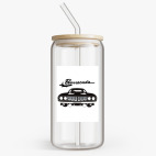 Банка с бамбуковой крышкой