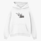 Толстовка худи оверсайз