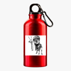 Металлическая бутылка 400 мл UV-DTF