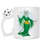 Кружка с футбольным мячиком