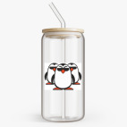 Банка с бамбуковой крышкой