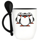 Кружка с ложкой