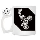 Кружка с футбольным мячиком