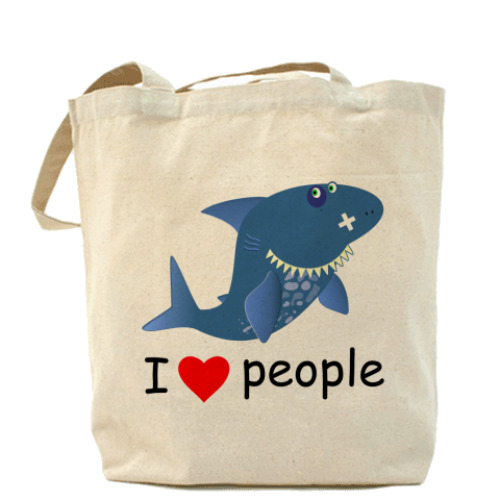 Сумка шоппер I love people