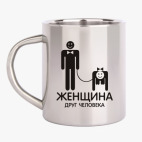 Кружка металлическая