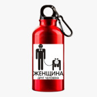Металлическая бутылка 400 мл UV-DTF